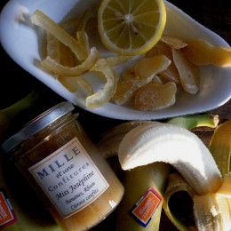 Miss Joséphine : Bananes, Rhum, Citron confit
