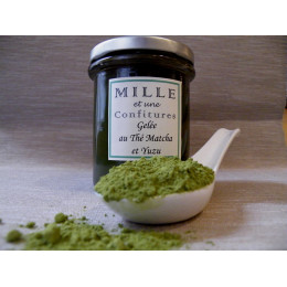 Gelée au Thé Matcha et Yuzu